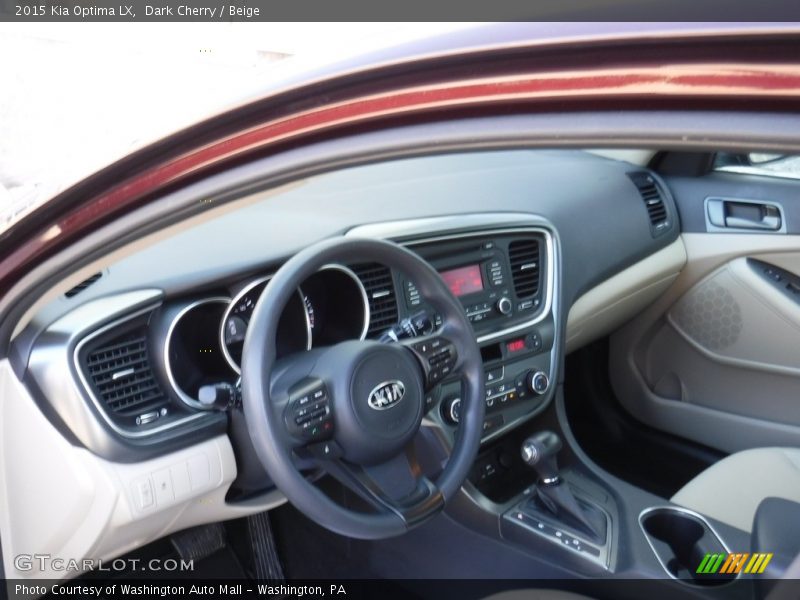 Dark Cherry / Beige 2015 Kia Optima LX