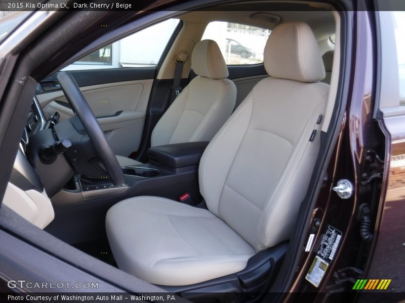 Dark Cherry / Beige 2015 Kia Optima LX