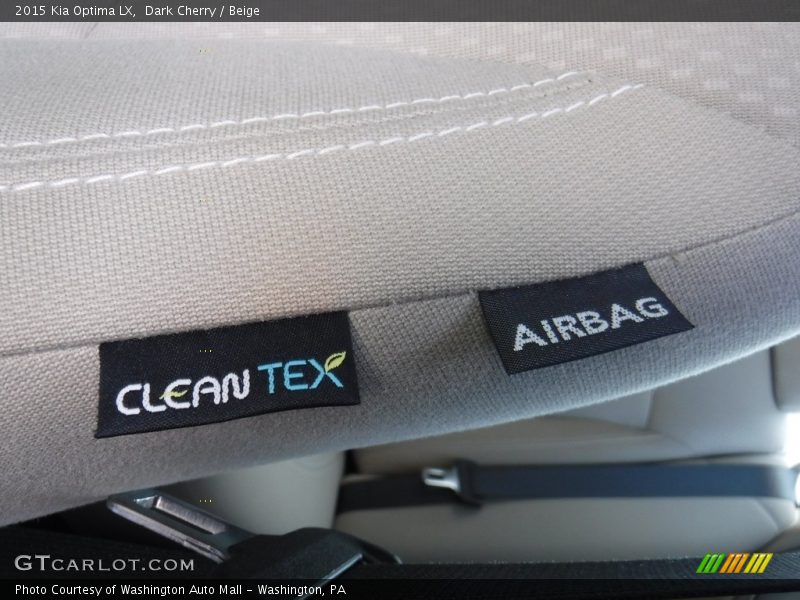 Dark Cherry / Beige 2015 Kia Optima LX