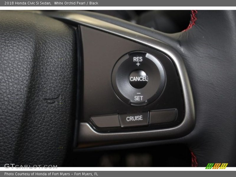 White Orchid Pearl / Black 2018 Honda Civic Si Sedan