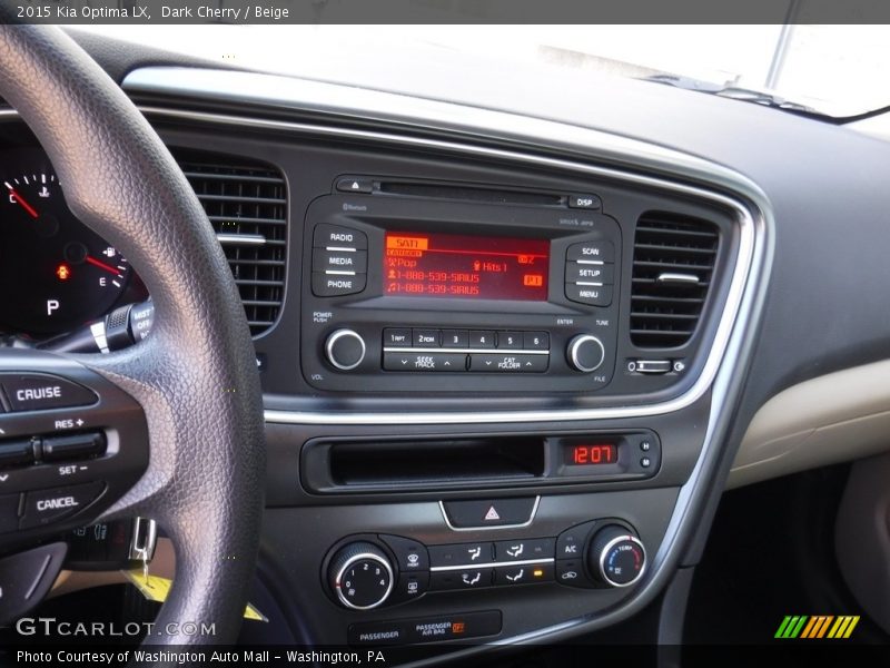 Dark Cherry / Beige 2015 Kia Optima LX