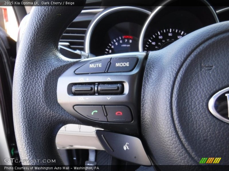 Dark Cherry / Beige 2015 Kia Optima LX