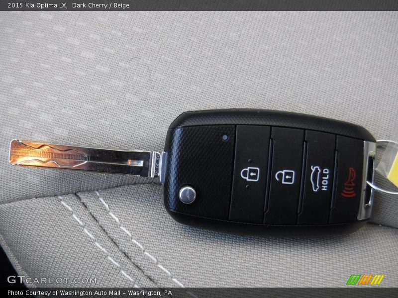 Dark Cherry / Beige 2015 Kia Optima LX