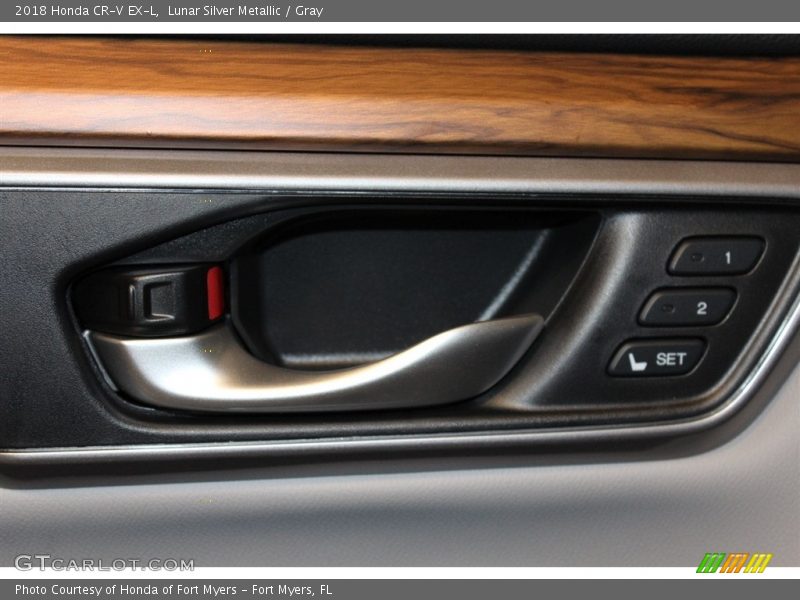 Lunar Silver Metallic / Gray 2018 Honda CR-V EX-L