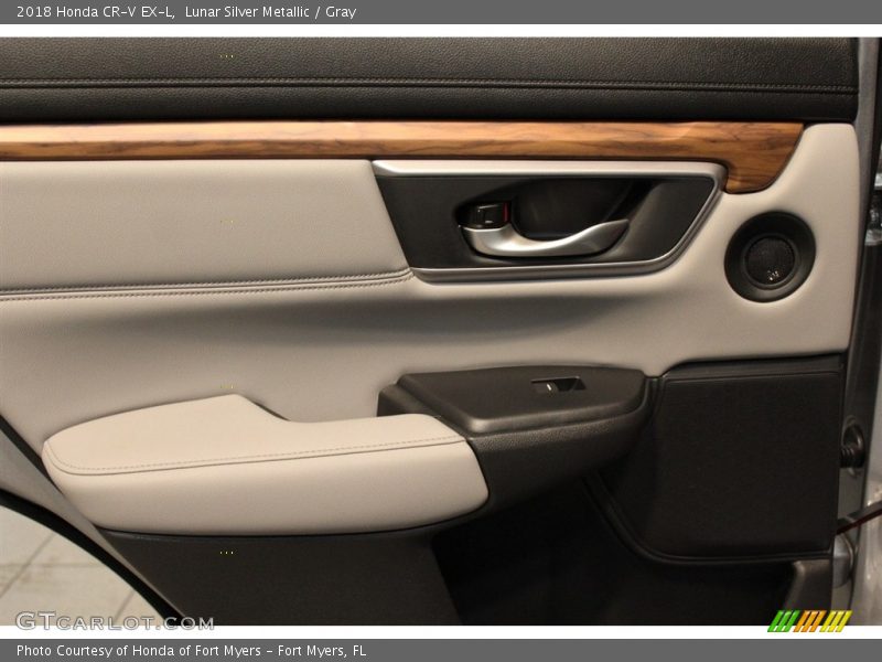 Lunar Silver Metallic / Gray 2018 Honda CR-V EX-L