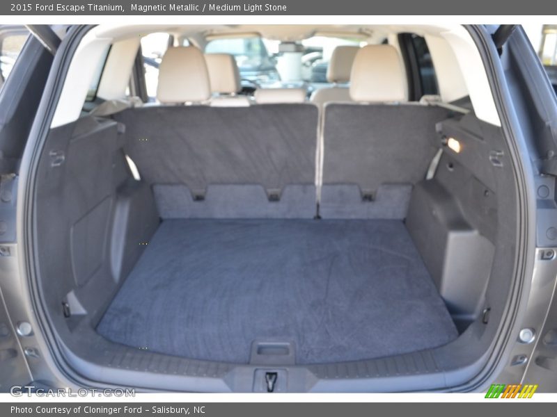 Magnetic Metallic / Medium Light Stone 2015 Ford Escape Titanium