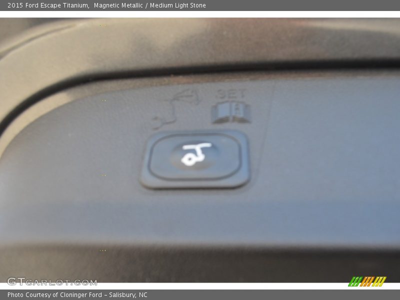 Magnetic Metallic / Medium Light Stone 2015 Ford Escape Titanium