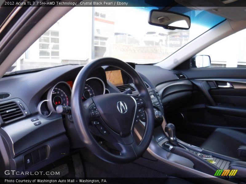 Crystal Black Pearl / Ebony 2012 Acura TL 3.7 SH-AWD Technology