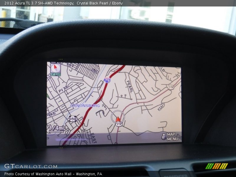 Crystal Black Pearl / Ebony 2012 Acura TL 3.7 SH-AWD Technology