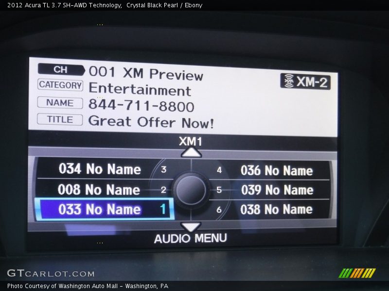 Crystal Black Pearl / Ebony 2012 Acura TL 3.7 SH-AWD Technology