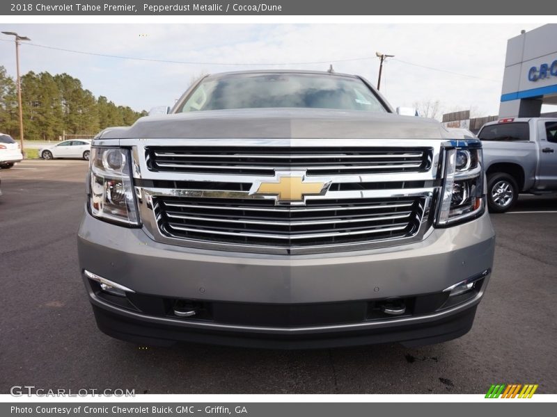 Pepperdust Metallic / Cocoa/Dune 2018 Chevrolet Tahoe Premier