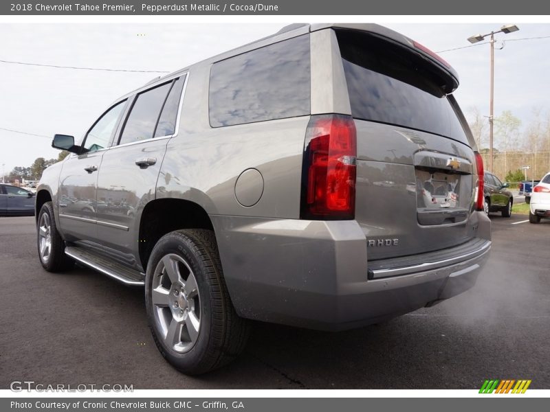 Pepperdust Metallic / Cocoa/Dune 2018 Chevrolet Tahoe Premier