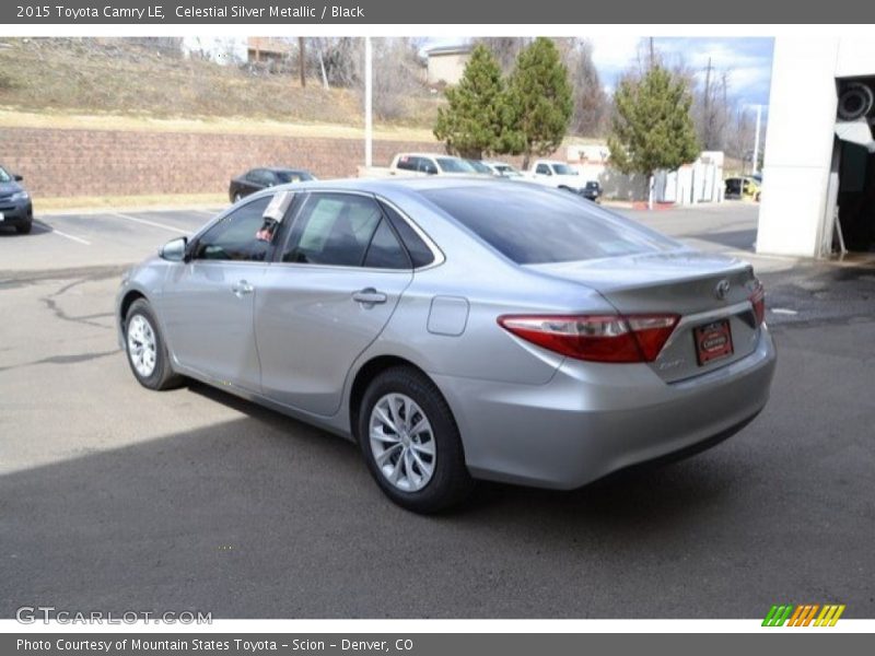 Celestial Silver Metallic / Black 2015 Toyota Camry LE