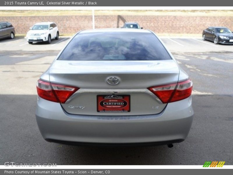 Celestial Silver Metallic / Black 2015 Toyota Camry LE