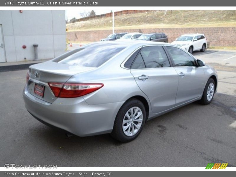Celestial Silver Metallic / Black 2015 Toyota Camry LE