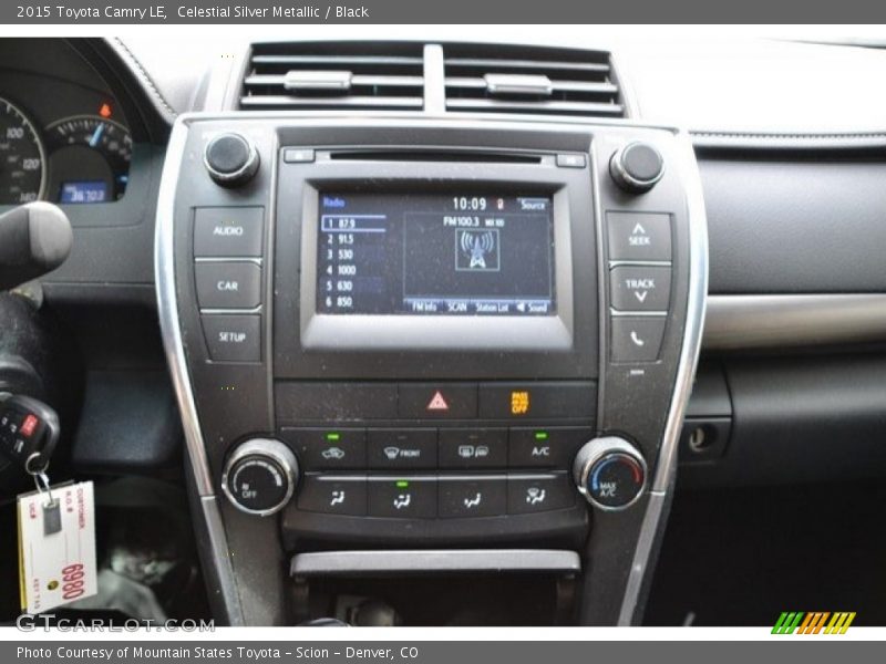 Celestial Silver Metallic / Black 2015 Toyota Camry LE