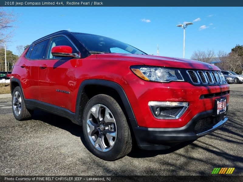 Redline Pearl / Black 2018 Jeep Compass Limited 4x4