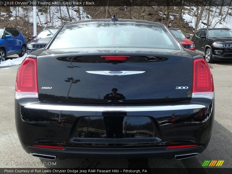 Gloss Black / Black 2018 Chrysler 300 Touring AWD