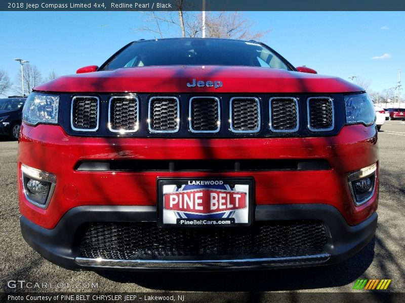 Redline Pearl / Black 2018 Jeep Compass Limited 4x4