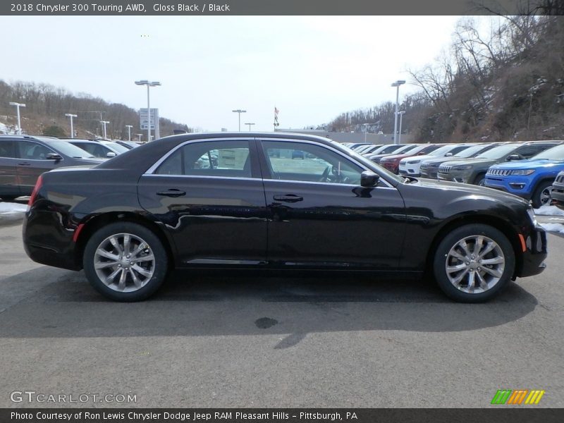 Gloss Black / Black 2018 Chrysler 300 Touring AWD