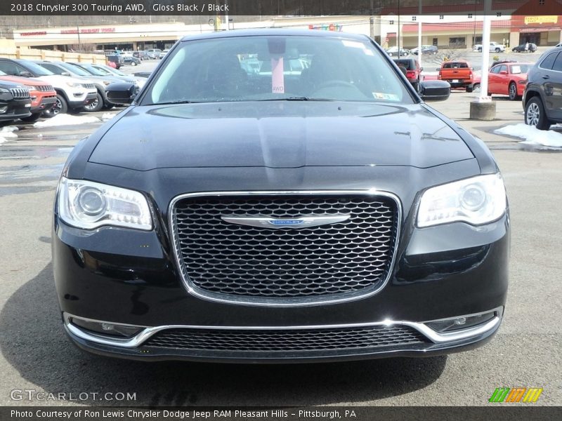 Gloss Black / Black 2018 Chrysler 300 Touring AWD