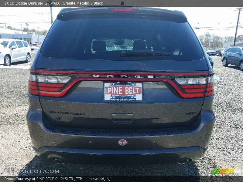 Granite Metallic / Black 2018 Dodge Durango GT AWD