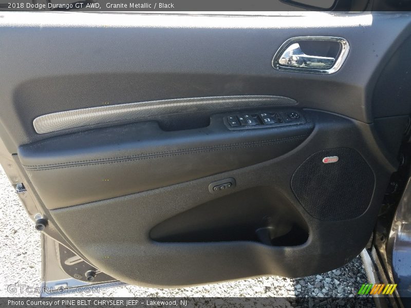 Granite Metallic / Black 2018 Dodge Durango GT AWD