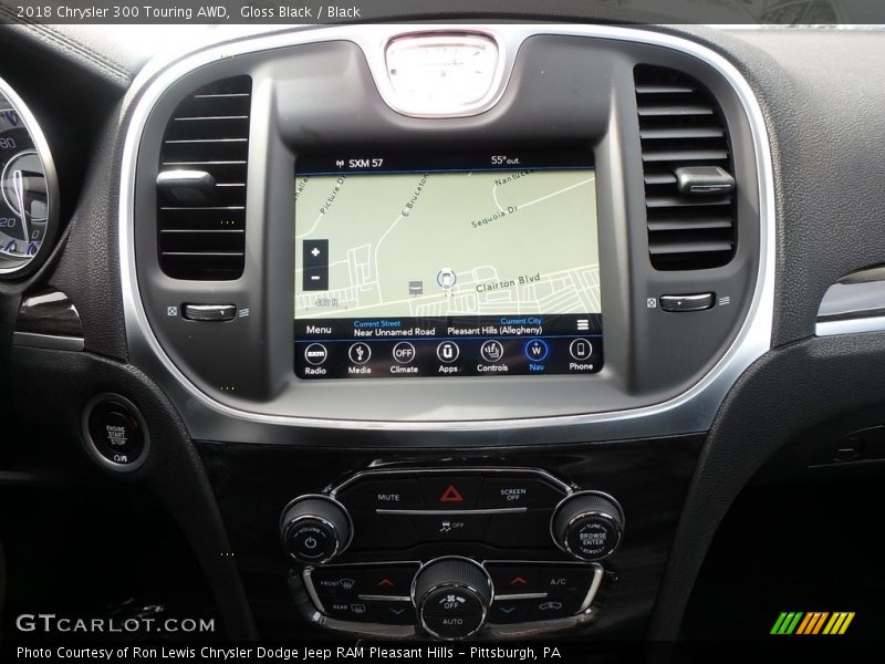 Gloss Black / Black 2018 Chrysler 300 Touring AWD