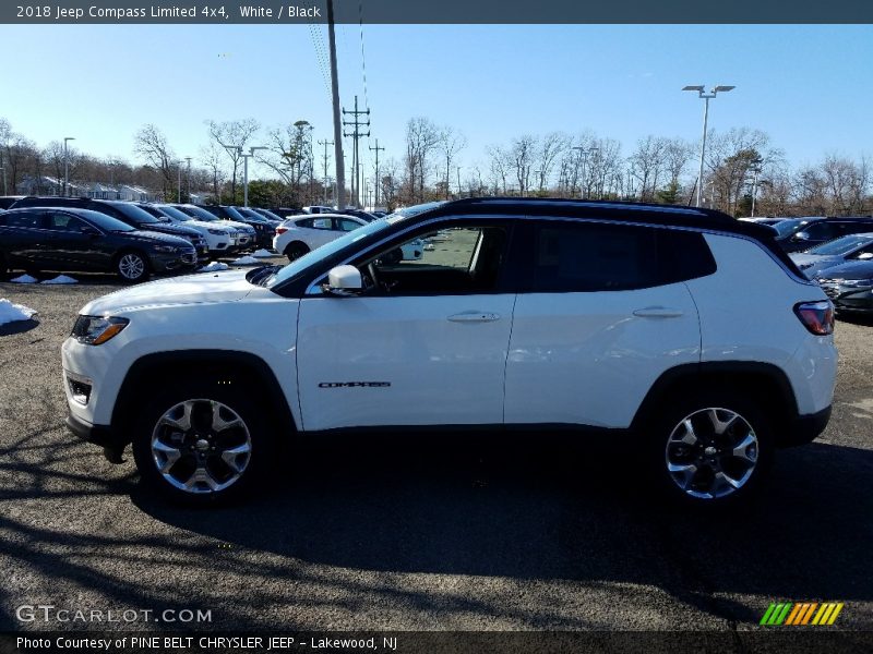 White / Black 2018 Jeep Compass Limited 4x4