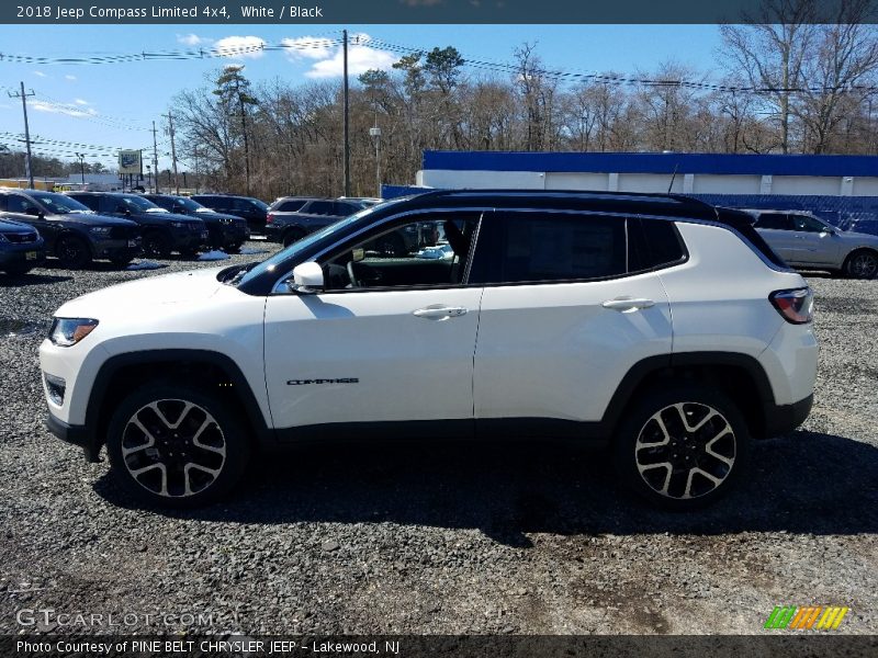 White / Black 2018 Jeep Compass Limited 4x4