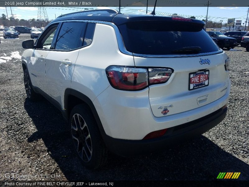 White / Black 2018 Jeep Compass Limited 4x4