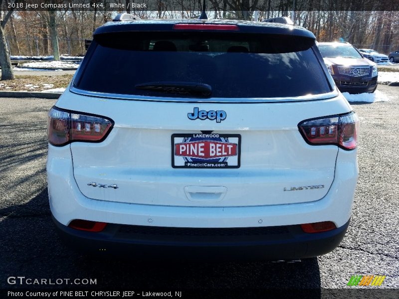 White / Black 2018 Jeep Compass Limited 4x4