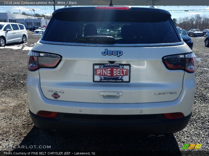 White / Black 2018 Jeep Compass Limited 4x4