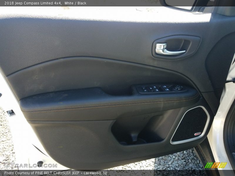 White / Black 2018 Jeep Compass Limited 4x4