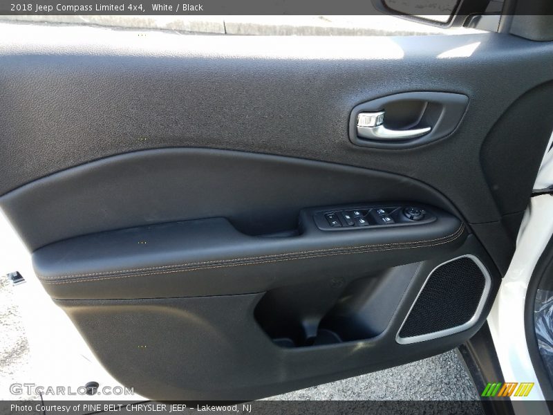 White / Black 2018 Jeep Compass Limited 4x4