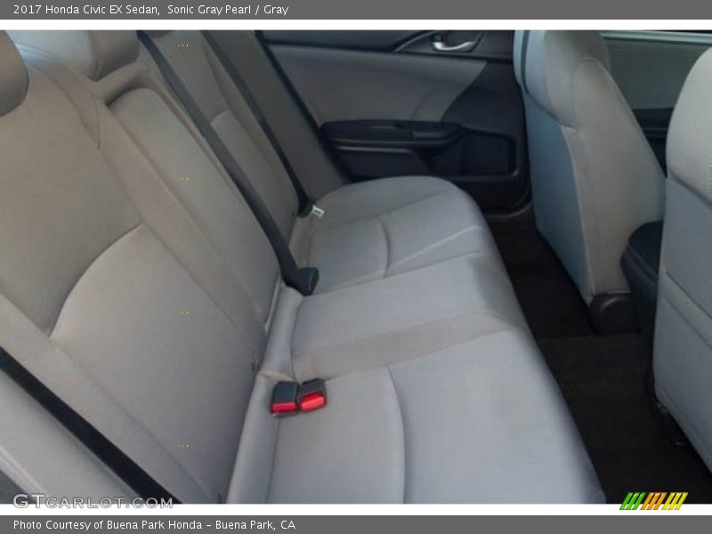 Sonic Gray Pearl / Gray 2017 Honda Civic EX Sedan