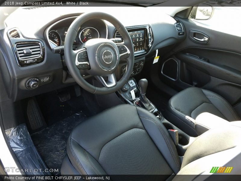 White / Black 2018 Jeep Compass Limited 4x4