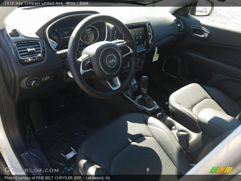 White / Black 2018 Jeep Compass Limited 4x4