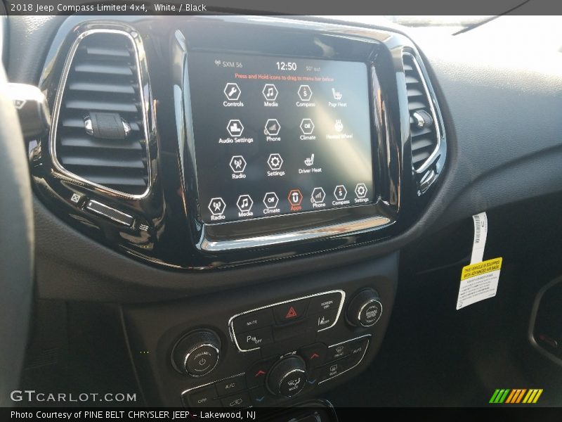 White / Black 2018 Jeep Compass Limited 4x4