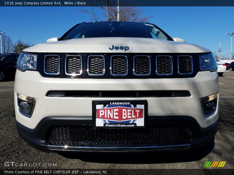 White / Black 2018 Jeep Compass Limited 4x4