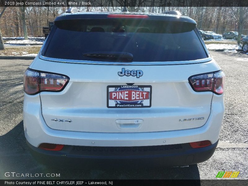 White / Black 2018 Jeep Compass Limited 4x4