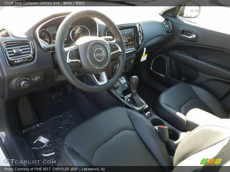 White / Black 2018 Jeep Compass Limited 4x4