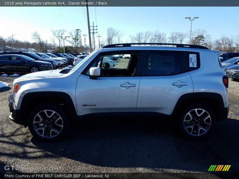 Glacier Metallic / Black 2018 Jeep Renegade Latitude 4x4