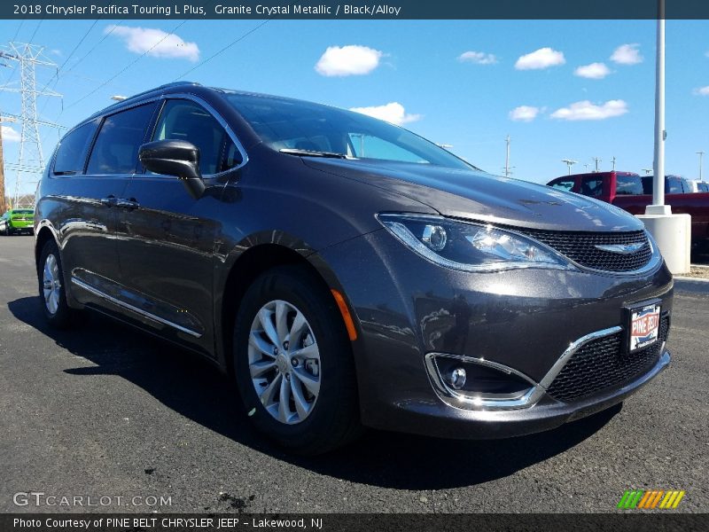 Granite Crystal Metallic / Black/Alloy 2018 Chrysler Pacifica Touring L Plus