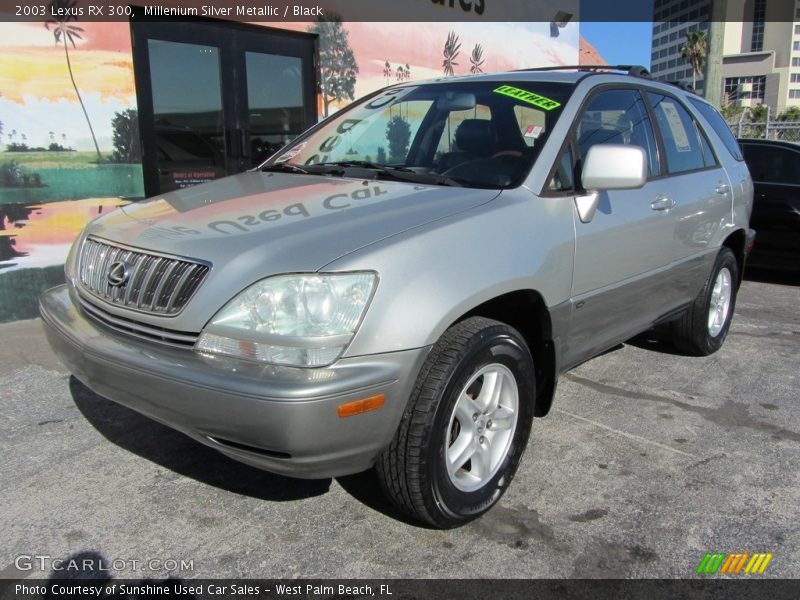 Millenium Silver Metallic / Black 2003 Lexus RX 300