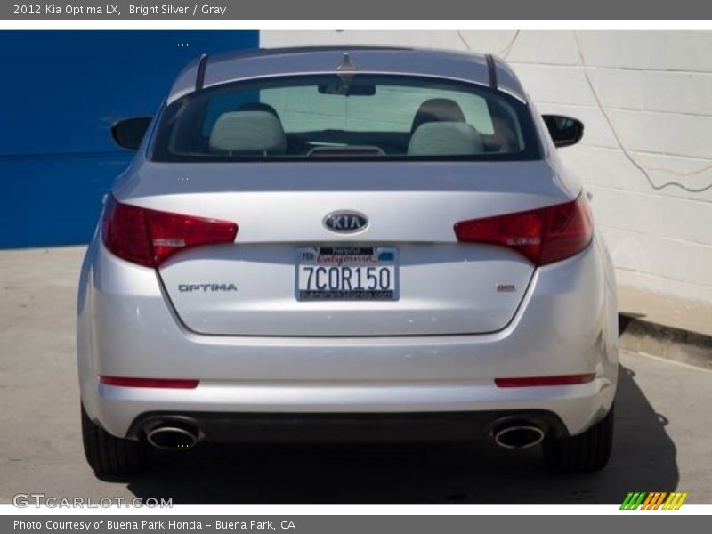 Bright Silver / Gray 2012 Kia Optima LX