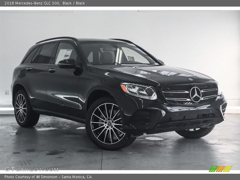 Black / Black 2018 Mercedes-Benz GLC 300