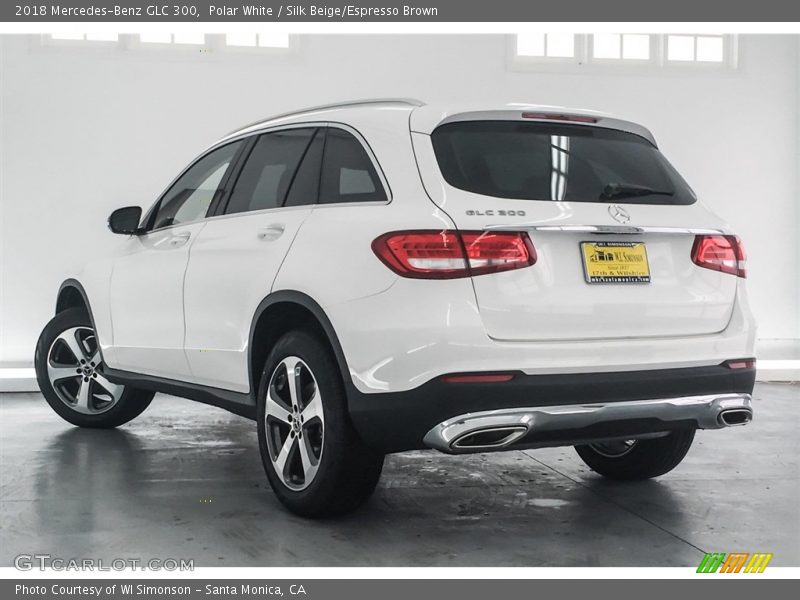 Polar White / Silk Beige/Espresso Brown 2018 Mercedes-Benz GLC 300
