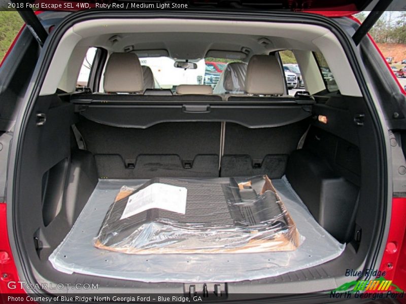 Ruby Red / Medium Light Stone 2018 Ford Escape SEL 4WD