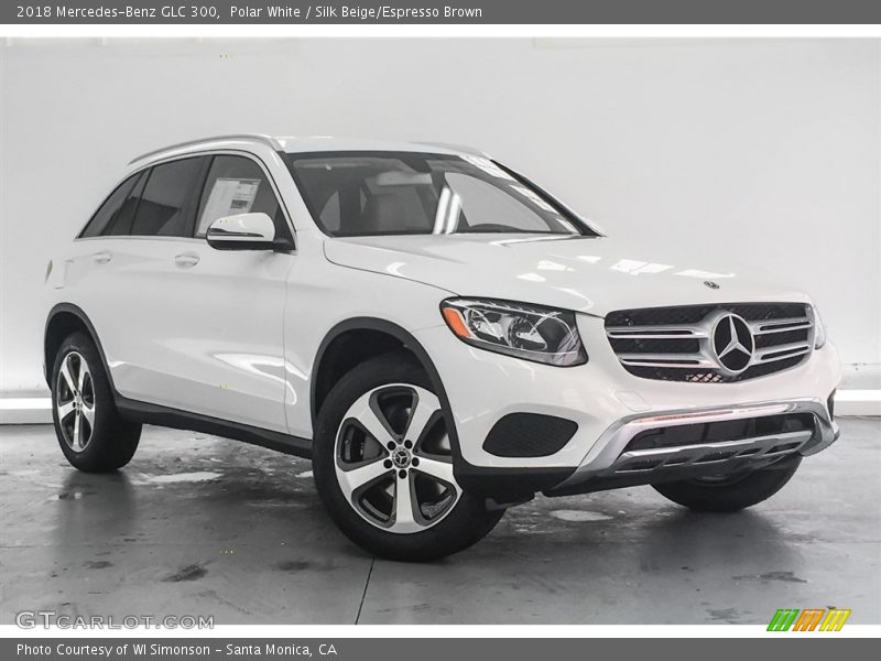 Polar White / Silk Beige/Espresso Brown 2018 Mercedes-Benz GLC 300